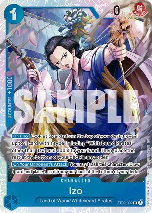 Izo ST22-002 SR Starter Deck 22: Ace & Newgate  Foil