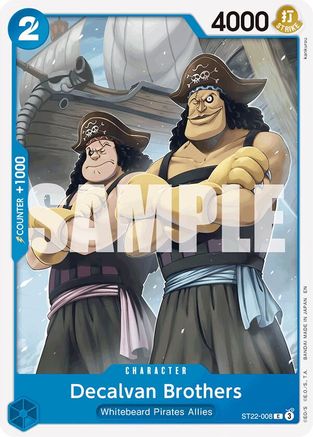 Decalvan Brothers ST22-008 C Starter Deck 22: Ace & Newgate