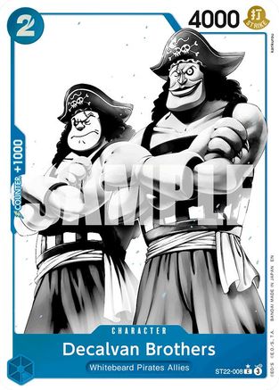 Decalvan Brothers (Parallel) ST22-008 C Starter Deck 22: Ace & Newgate  Foil