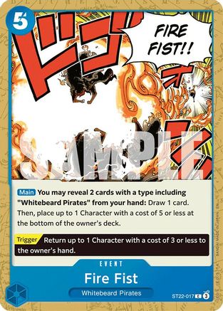 Fire Fist ST22-017 C Starter Deck 22: Ace & Newgate