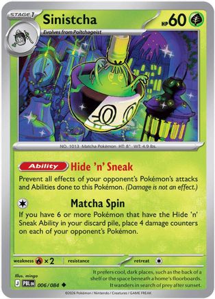 Sinistcha (6) Uncommon Reverse Holofoil