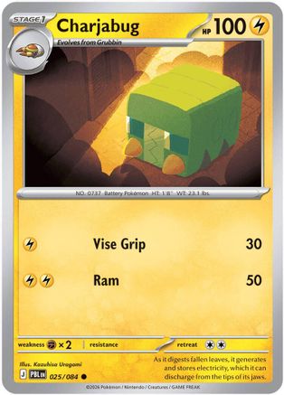 Charjabug (25) Common Reverse Holofoil