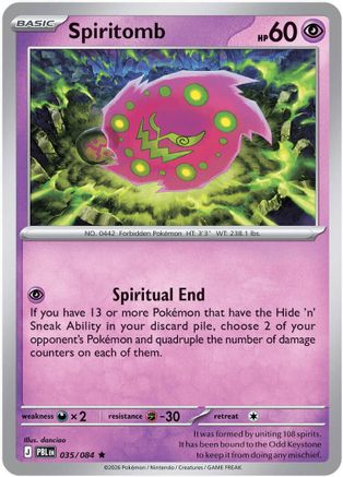 Spiritomb (35) Rare Classic Holofoil