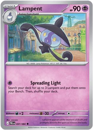 Lampent (37) Uncommon Reverse Holofoil