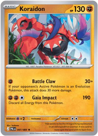 Koraidon (47) Rare Classic Holofoil