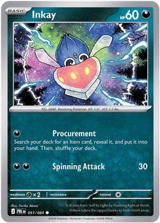Inkay (51) Common Reverse Holofoil