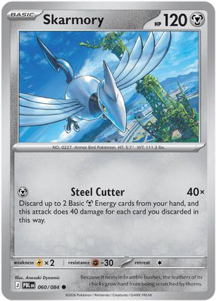 Skarmory (60) Common Reverse Holofoil