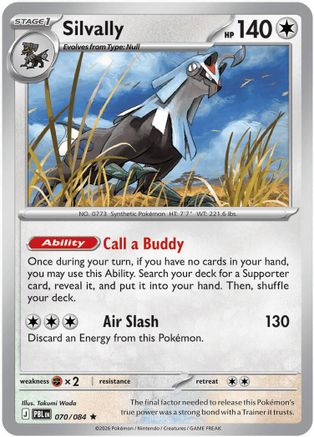 Silvally - 070/084 (70) Rare Classic Holofoil
