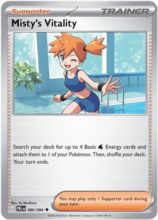Misty's Vitality - 080/084 (80) Uncommon Reverse Holofoil