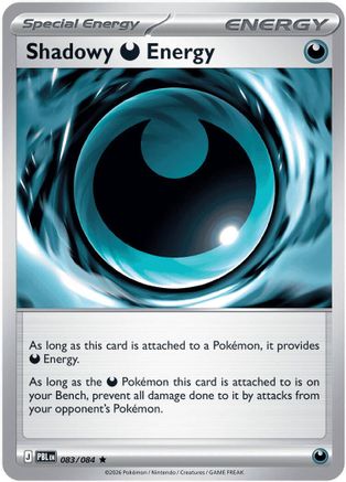 Shadowy Darkness Energy (83) Rare Classic Reverse Holofoil