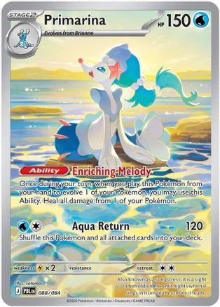 Primarina - 088/084 (88) Illustration Rare Holofoil
